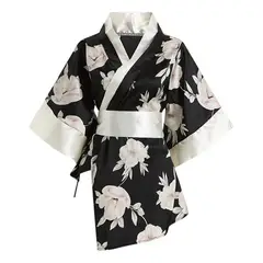 EDWINAYY - Camisón Retro De Mujer Kimono Japonés Sexy Tanga