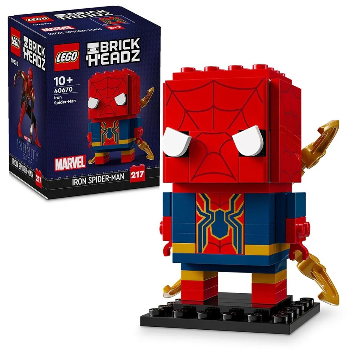 LEGO - LEGO Marvel Brick Headz Iron Spider-Man - 40670