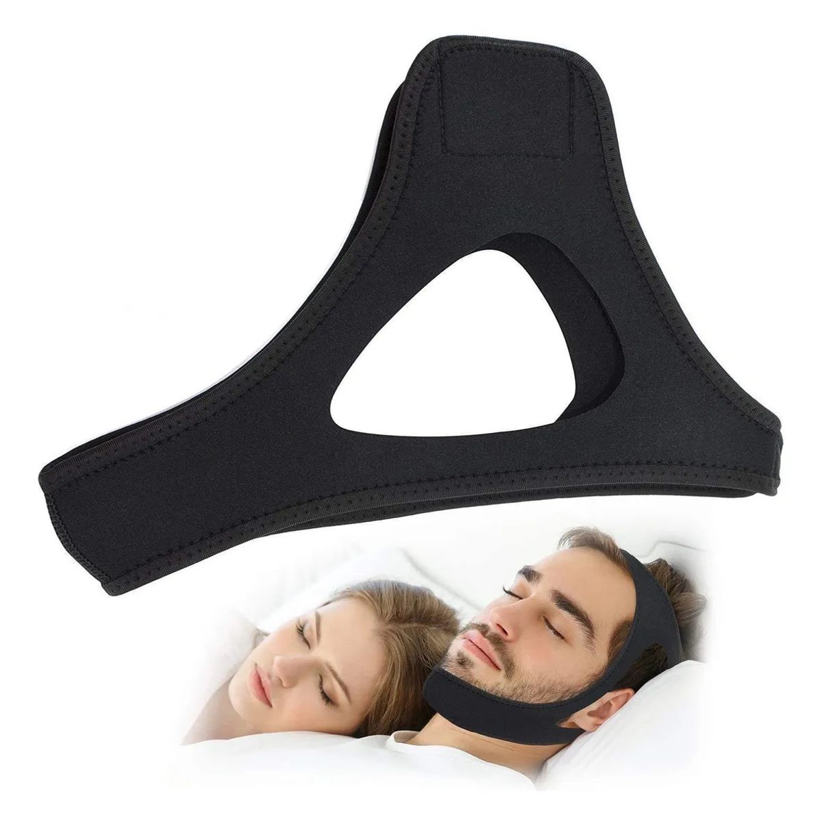 KUANGYE - Banda Anti Ronquidos Ronquido Apnea Deja De Roncar