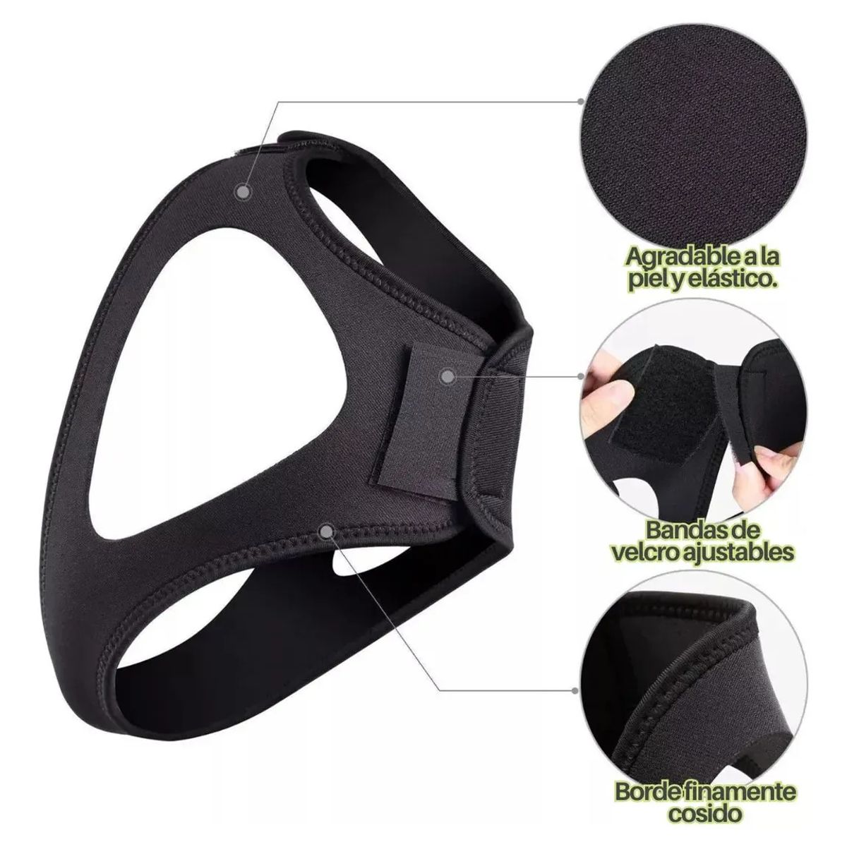 KUANGYE - Banda Anti Ronquidos Ronquido Apnea Deja De Roncar