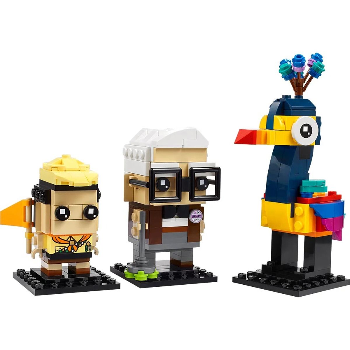 LEGO - LEGO Disney Pixar Brick Headz Carl Russell y Kevin - 40752