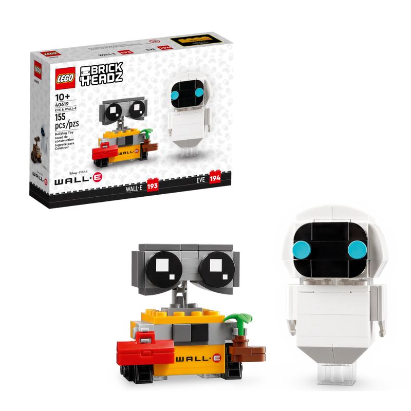 LEGO - LEGO Disney Pixar Brick Headz  EVA y WALLE - 40619