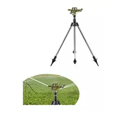 ATURE - 360° Aspersor Impacto Bronce Con Trípode Aluminio Para Riego