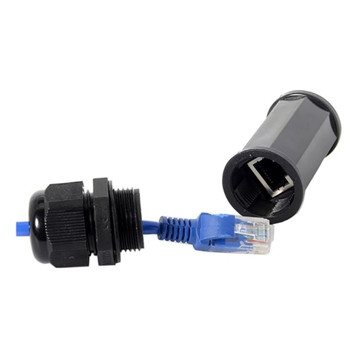 EDWINAYY - Conector Copla Rj45 Cat5cat6cat7 Ip67 Lan Hembra Red Exter