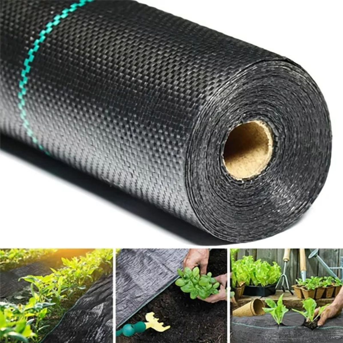 GENERICO - Ground Cover O Malla Antimaleza Cubresuelo 2m Ancho X 10m Largo