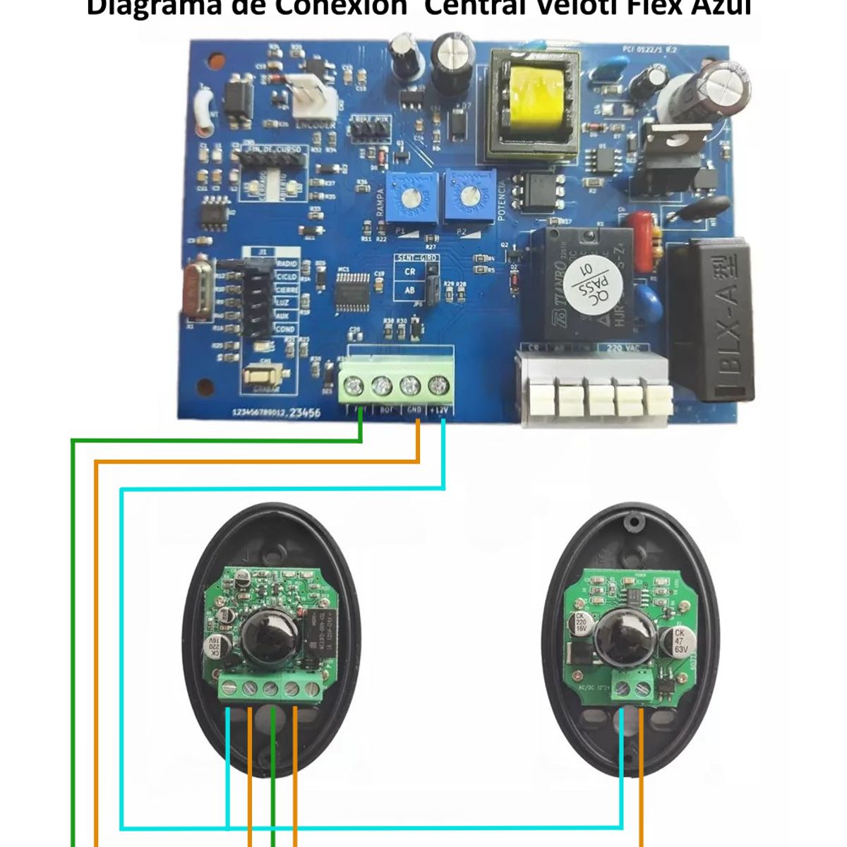 ATURE - Fotocelda Para Portón Automático Alarma Sensor Infrarrojo