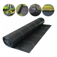 GENERICO - Tela Anti Maleza Anti Hierba Ground Cover 10 X 1.50 Mts