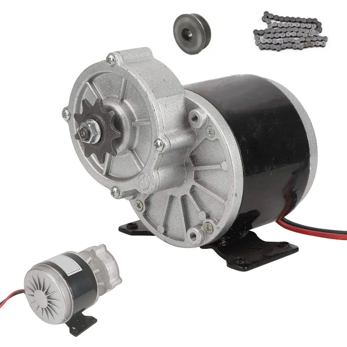 GENERICO - Motor Eléctrico de Reducción de Engranajes 12V 250W DC