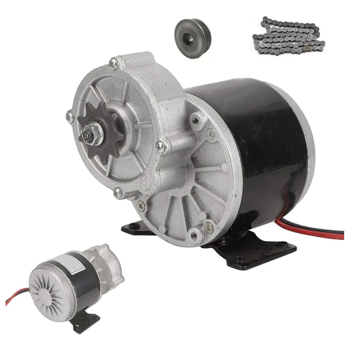 GENERICO - Motor Eléctrico de Reducción de Engranajes 12V 250W DC