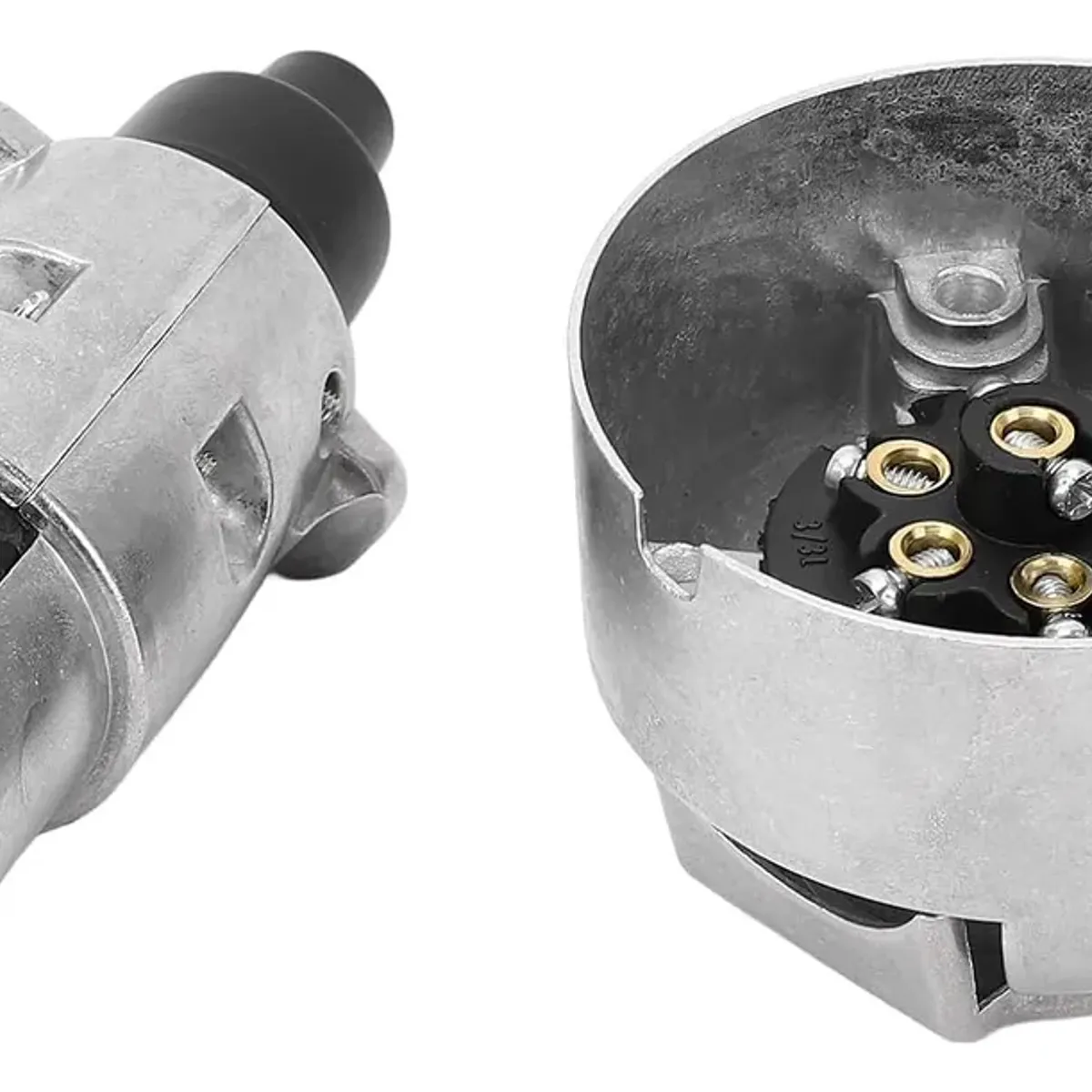 PUREPOWER - Set Enchufe Macho Y Hembra Carro Arrastre Remolque Trailer