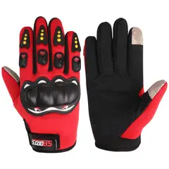 EDWINAYY - Guantes Ciclismo Moto Proteccion Caida Guante Bici Touch