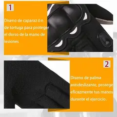 EDWINAYY - Guantes Ciclismo Moto Proteccion Caida Guante Bici Touch