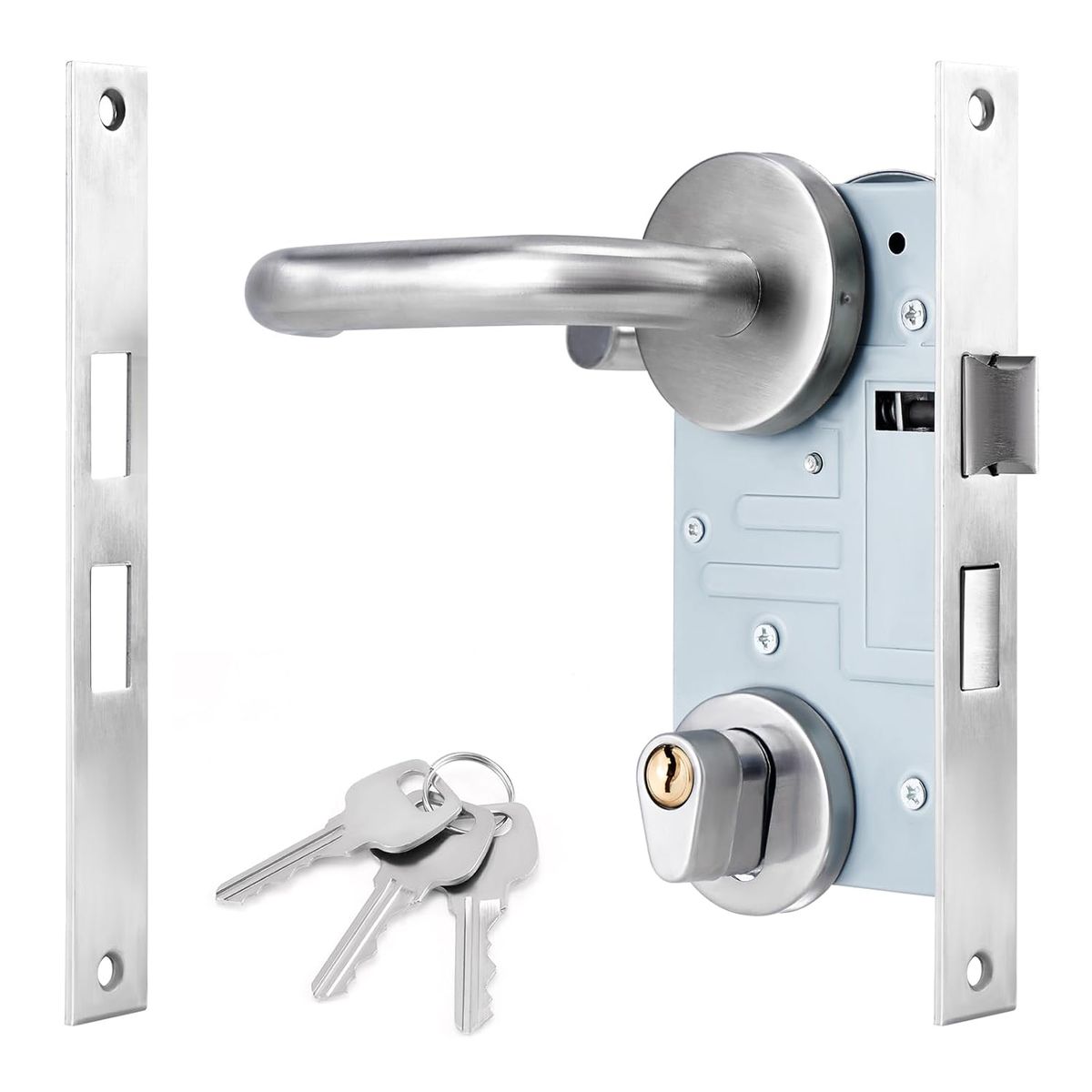 KUANGYE - Cerradura Embutida De Puerta Contra Incendios Dormitoriobaño