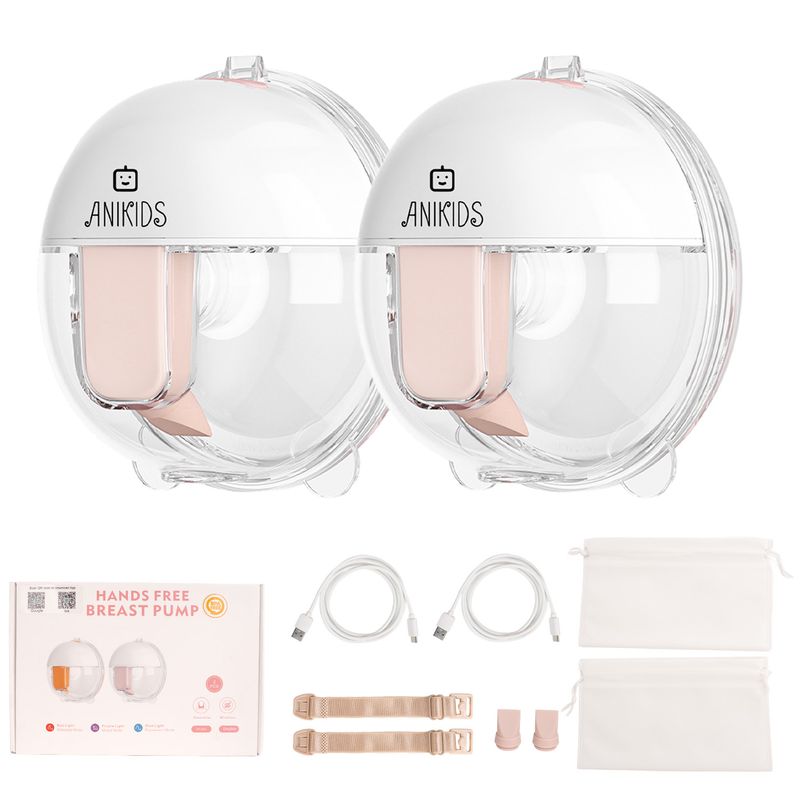 VIDITA - 2PCS Extractor De Leche Portátil Sacaleche Eléctrico 150ML