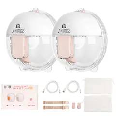 VIDITA - 2PCS Extractor De Leche Portátil Sacaleche Eléctrico 150ML