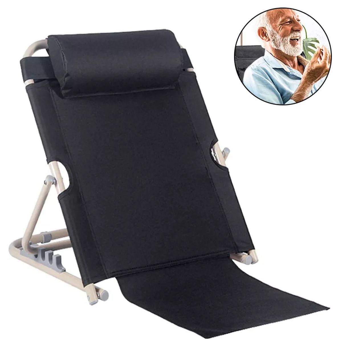 ATURE - Respaldo Ortopedico Regulable Para Cama Con Reposacabeza