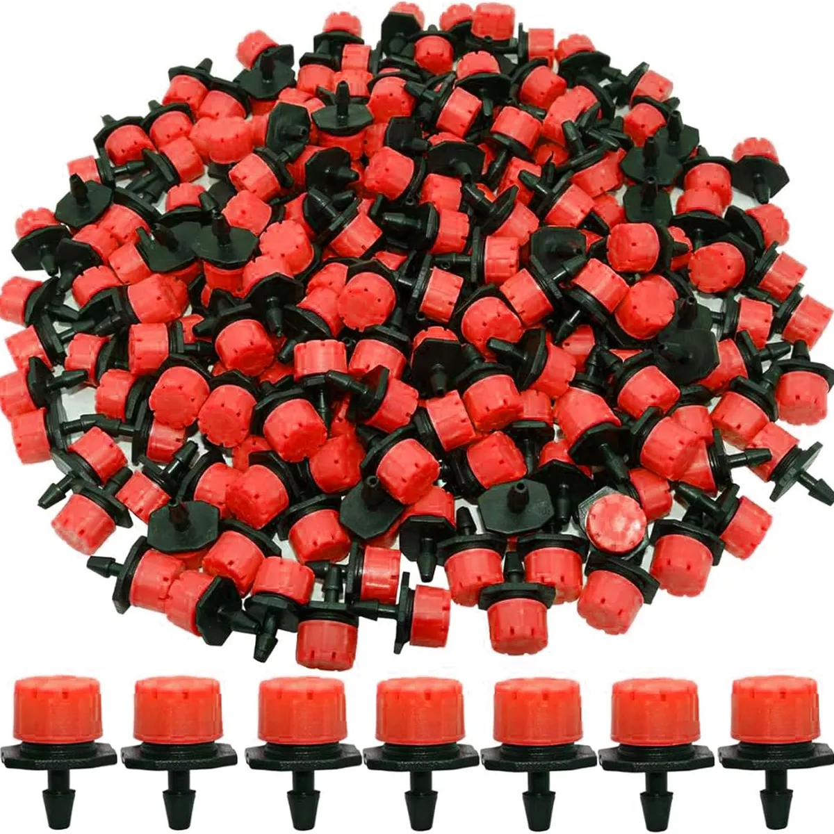 KUANGYE - Gotero Riego Goteo Ajustable 70 L/h Pack 400 Un. Resistentes