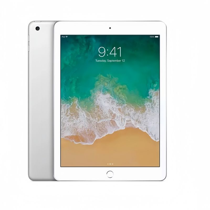 APPLE - iPad 9.7"​​ 6ta Generación Modelo 2018 - Wi-Fi -128 GB ​​Plata​​ Reacondicionado