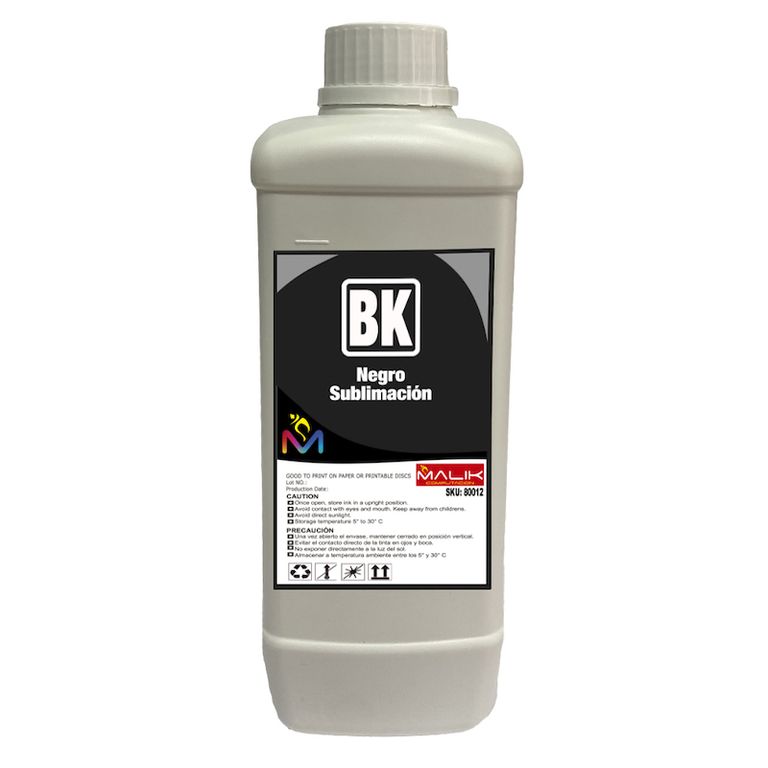 Tinta 1 Litro Sublimacion Negro para Epsn E/tank L3110