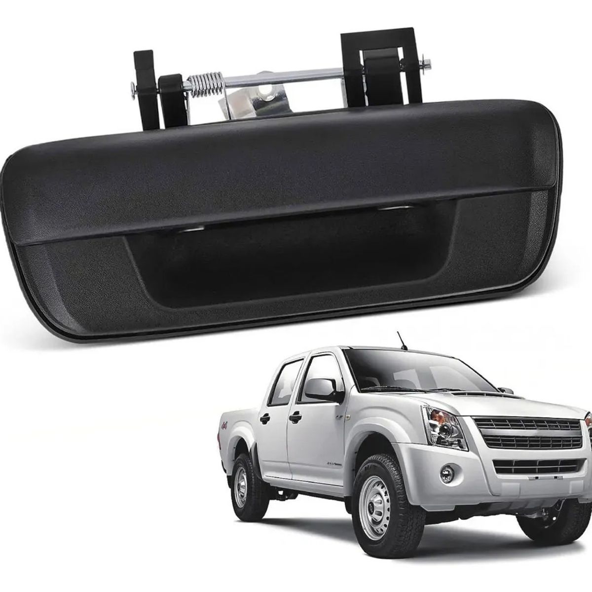 KUANGYE - Manilla Portalon Negra Para Isuzu Chevrolet Dmax 2005-2013