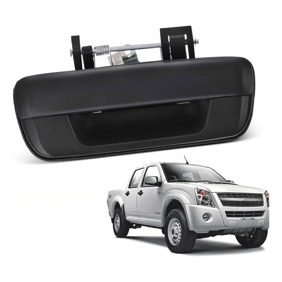 KUANGYE - Manilla Portalon Negra Para Isuzu Chevrolet Dmax 2005-2013