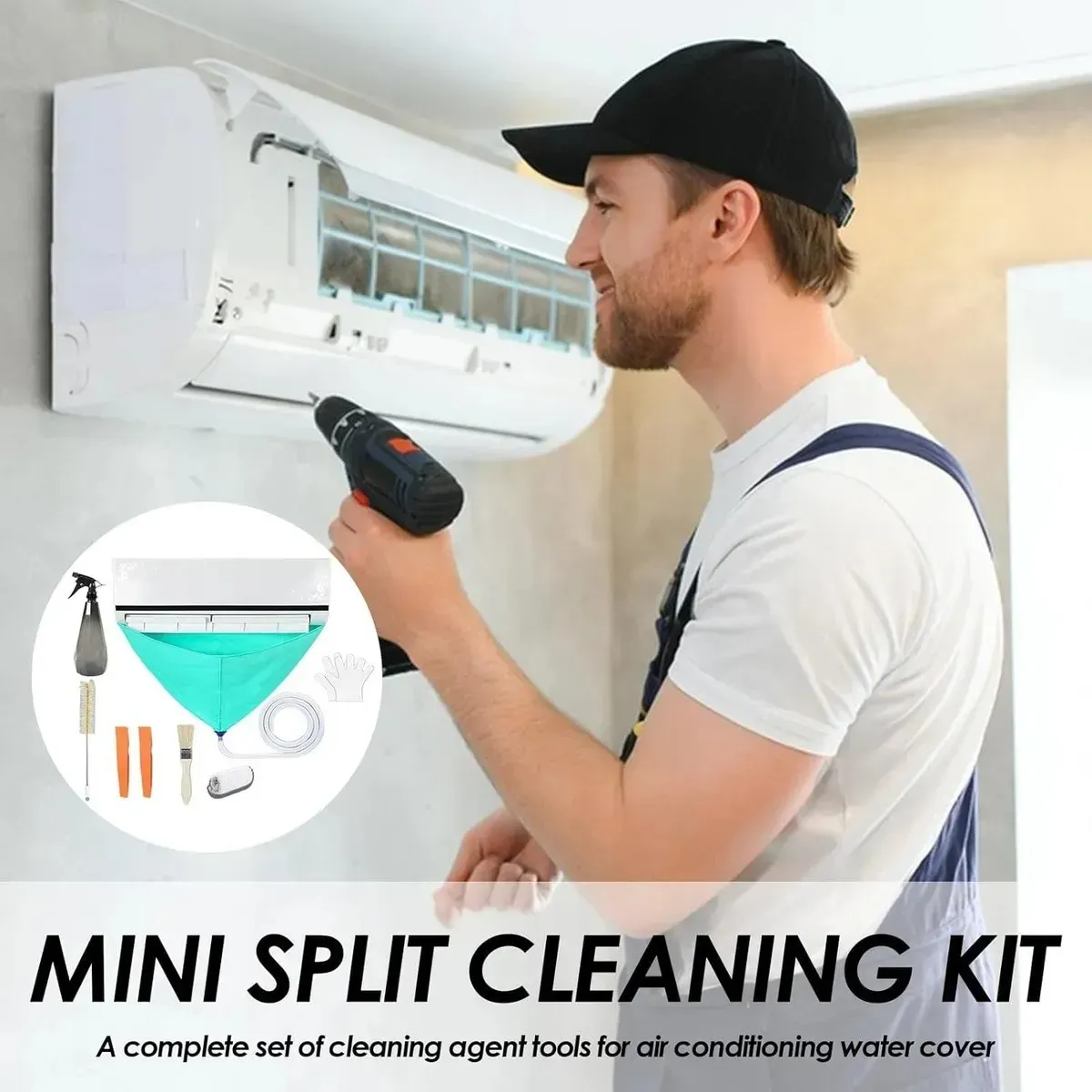 KUANGYE - Kit Limpieza De Aire Acondicionado Completo Con Herramientas