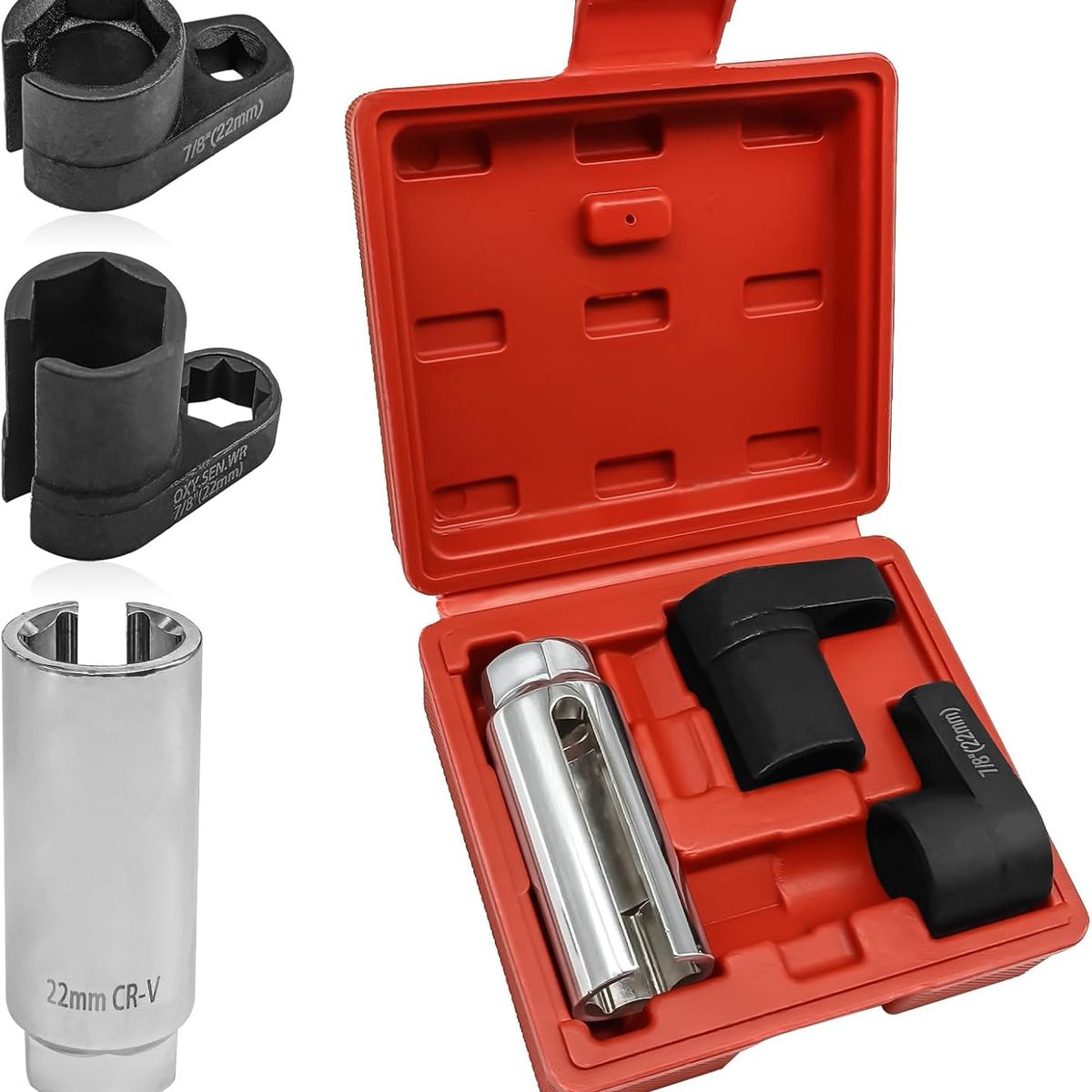 KUANGYE - Kit 3 Dados Sensor Oxigeno 3 Pcs 1/2 Y 3/8 22mm