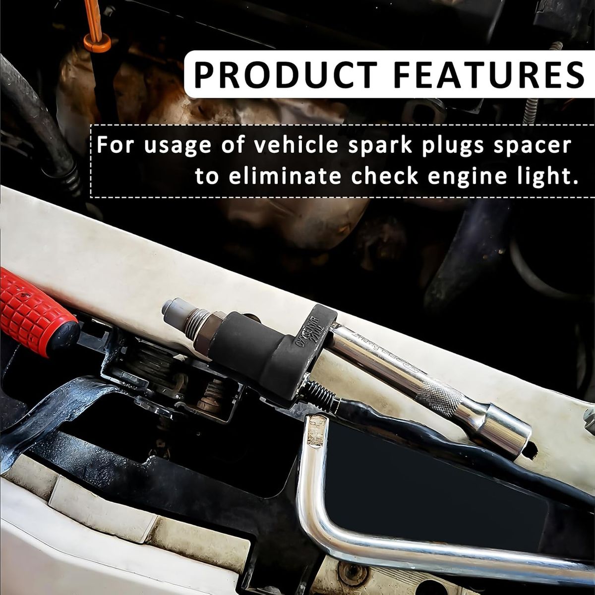 KUANGYE - Kit 3 Dados Sensor Oxigeno 3 Pcs 1/2 Y 3/8 22mm