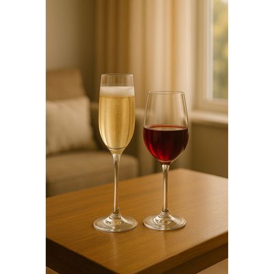 Imagen 2 del producto Set 6 Copas Flute 195mL + 6 Copas Vino 405mL Montepulciano