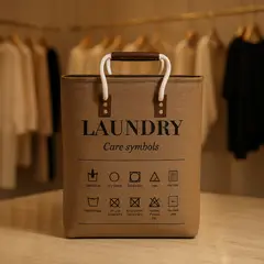 ARMONIA - Cesta ropa sucia Deluxe marrón 50x32x32 hogar Chile 699