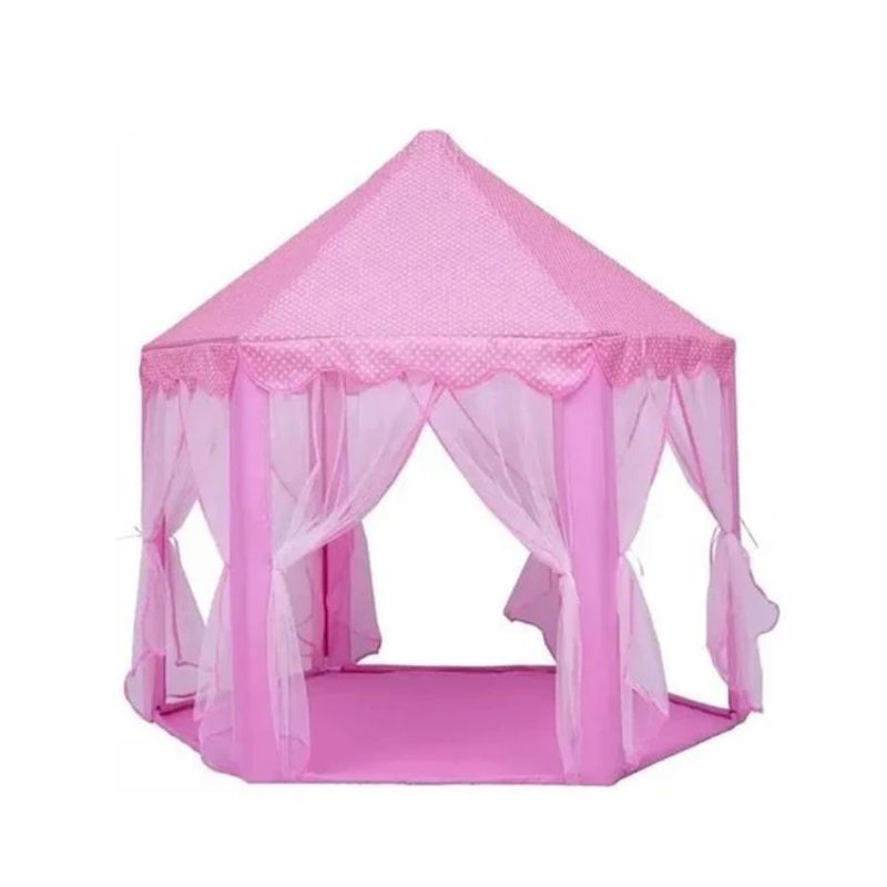 GENERICO - Carpa Infantil Castillo Rosado Portátil
