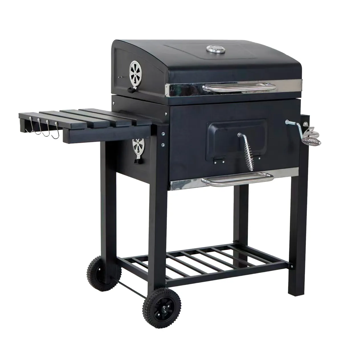 NOVAHUS - Parrilla a Carbón 108x115x57 cm Pro Bandeja Lateral