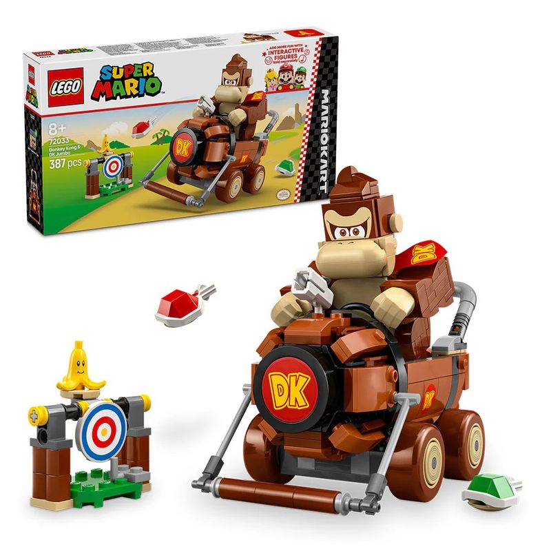 LEGO - LEGO Super Mario Mario Kart Donkey Kong y Jumbo DK - 72033