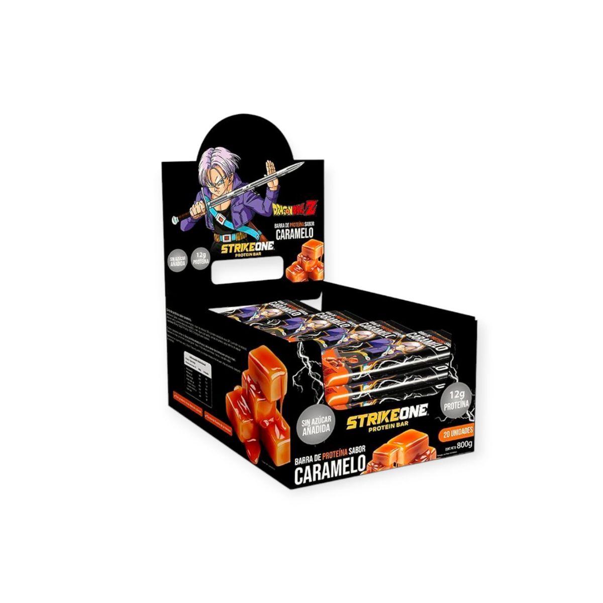 GENERICO - Box 20 Barras Dragon Ball Z Trunks / Caramelo - Strikeone