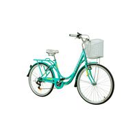 BICICLETA CITY DAMA ARO 26 TURQUESA