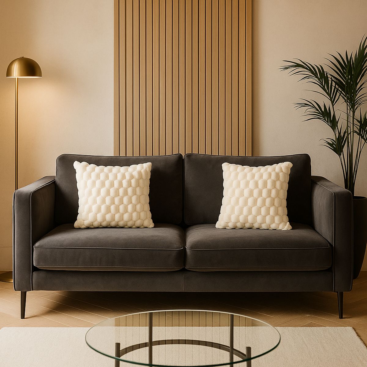 ARMONIA - Pack 2 fundas almohadón blanco burbuja 45x45 hogar 651