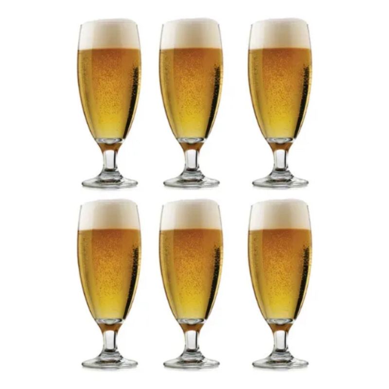 CRISTAR - Set 6 Copas Cerveceras Toscana 590 Ml Cristar
