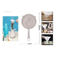 GENERICO - Colador Tamizador De Cocina Plastico 22 Cm X 12 Cm