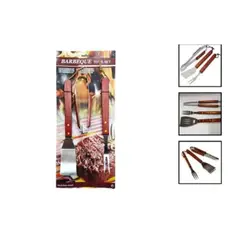 GENERICO - Juego De 3 Piezas Para Barbacoa