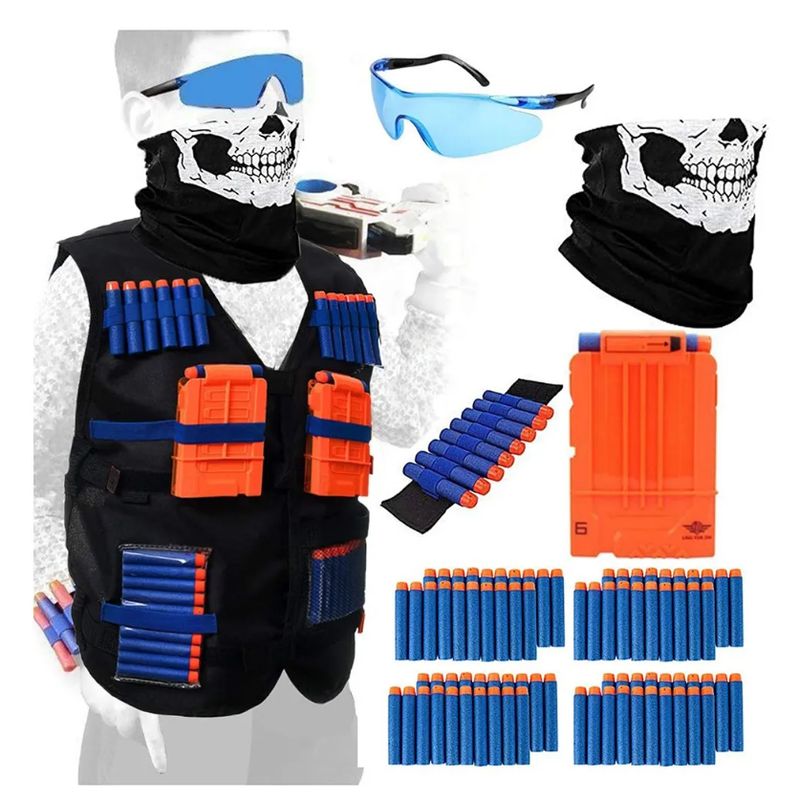 GENERICO - Kit De Chaleco Táctico Para Niños Para Nerf Guns N-strike