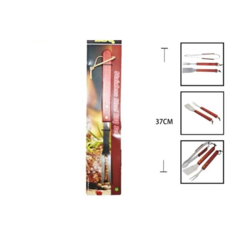 GENERICO - Tenedor 37 Cm Para Asado Acero Inoxidable