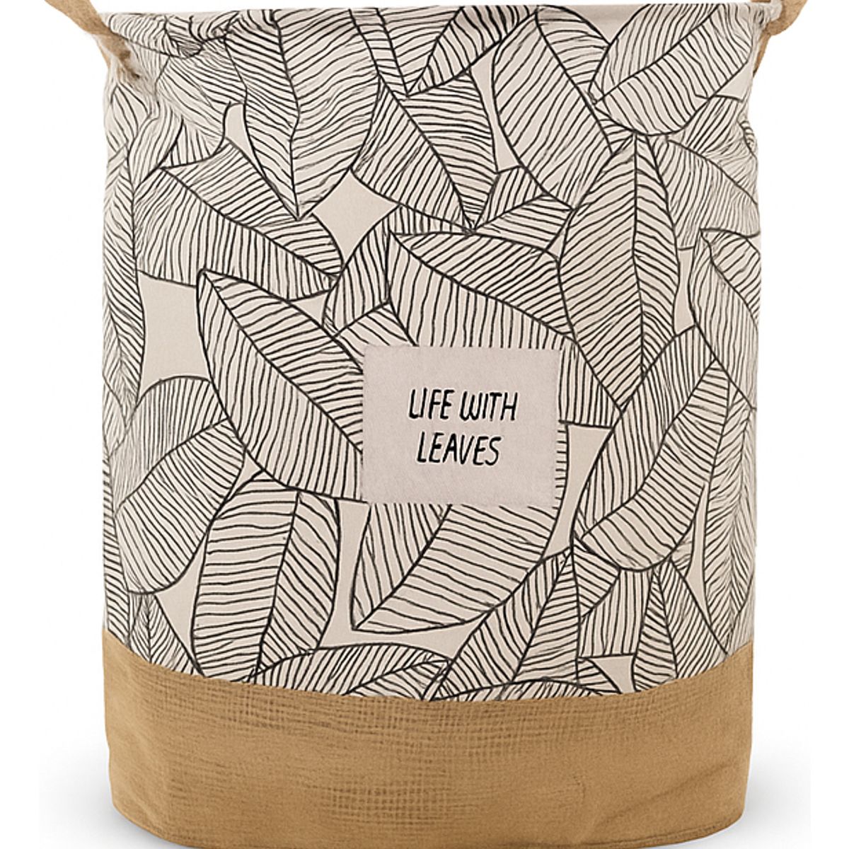 ARMONIA - Cesta organización yute 40x50 hojas grandes estilo eco 693