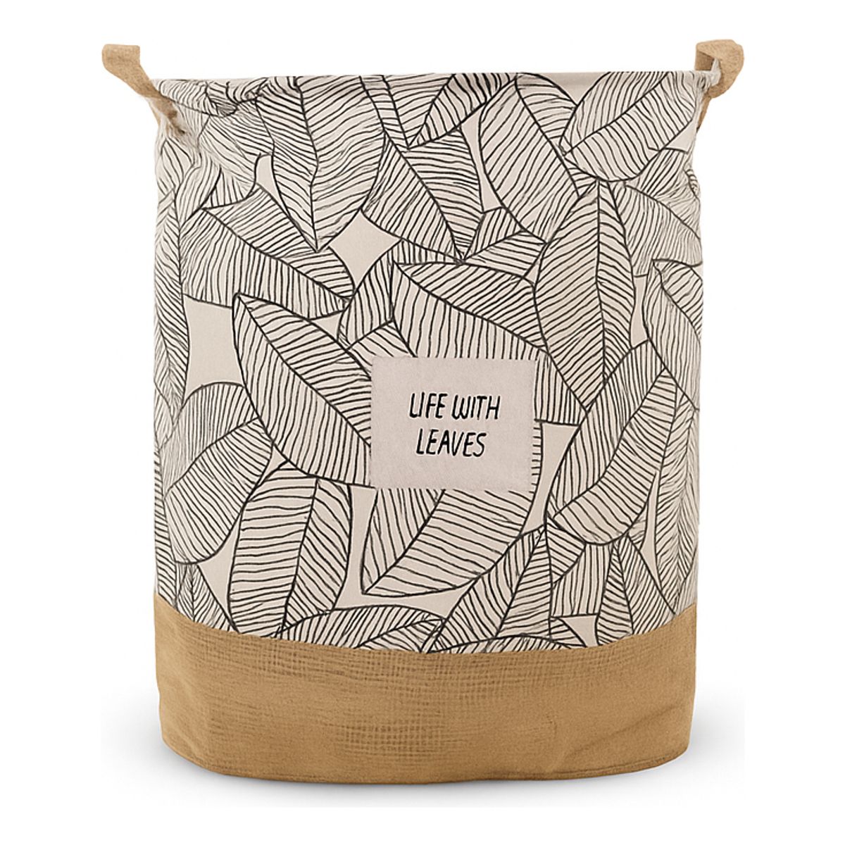 ARMONIA - Cesta organización yute 40x50 hojas grandes estilo eco 693