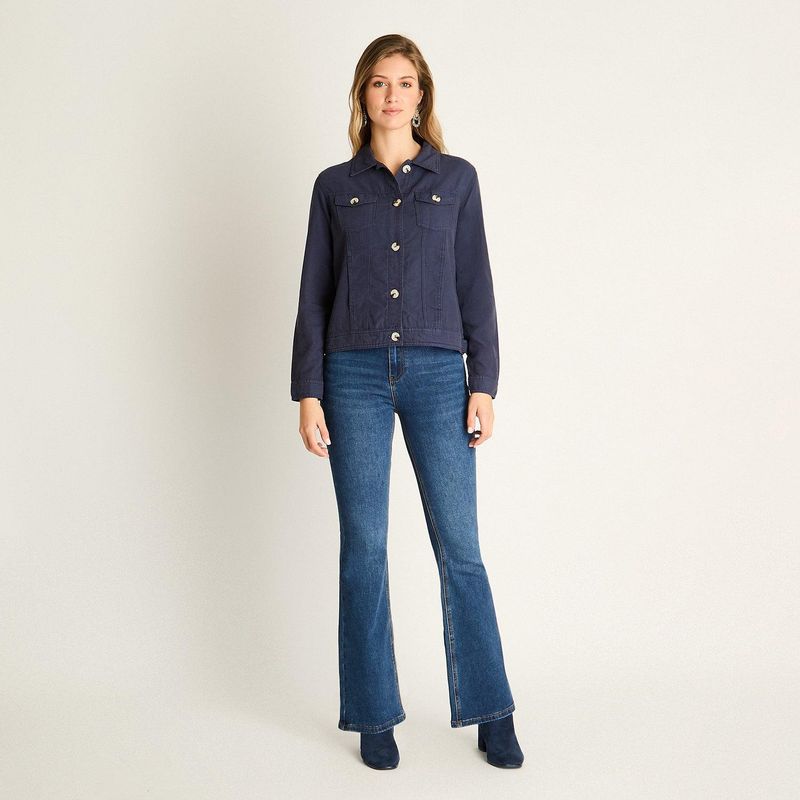 LORENZO DI PONTTI - Chaqueta Mezclilla Azul