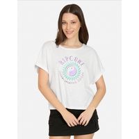 Polera MC Flowcrest Blanco Mujer - Blanco