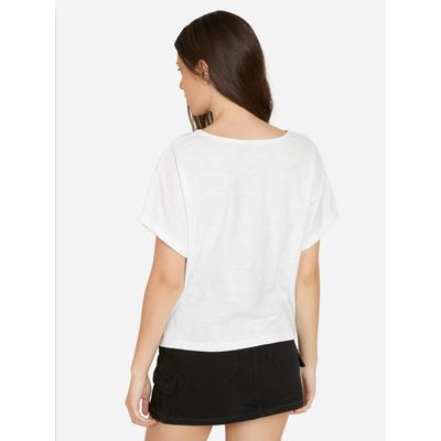 Imagen 2 del producto Polera MC Flowcrest Blanco Mujer - Blanco