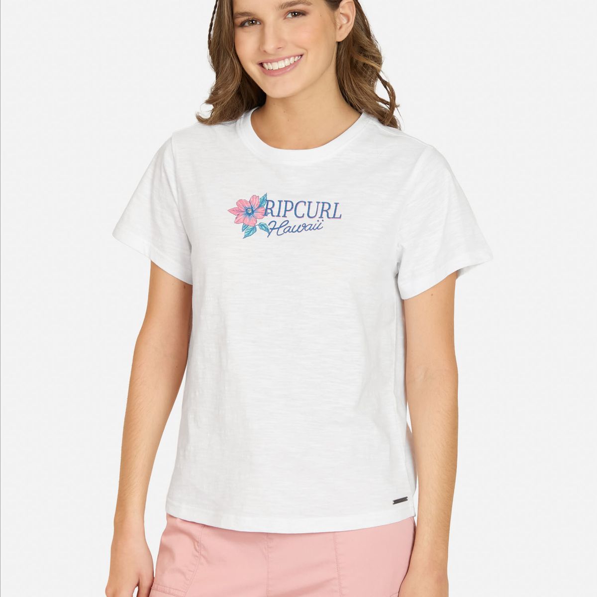RIP CURL - Polera MC Foamcrest Blanco Mujer Rip Curl - Blanco