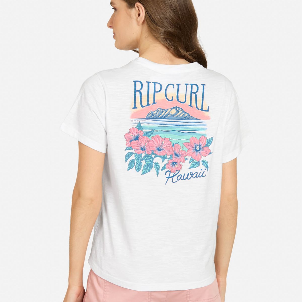 RIP CURL - Polera MC Foamcrest Blanco Mujer Rip Curl - Blanco