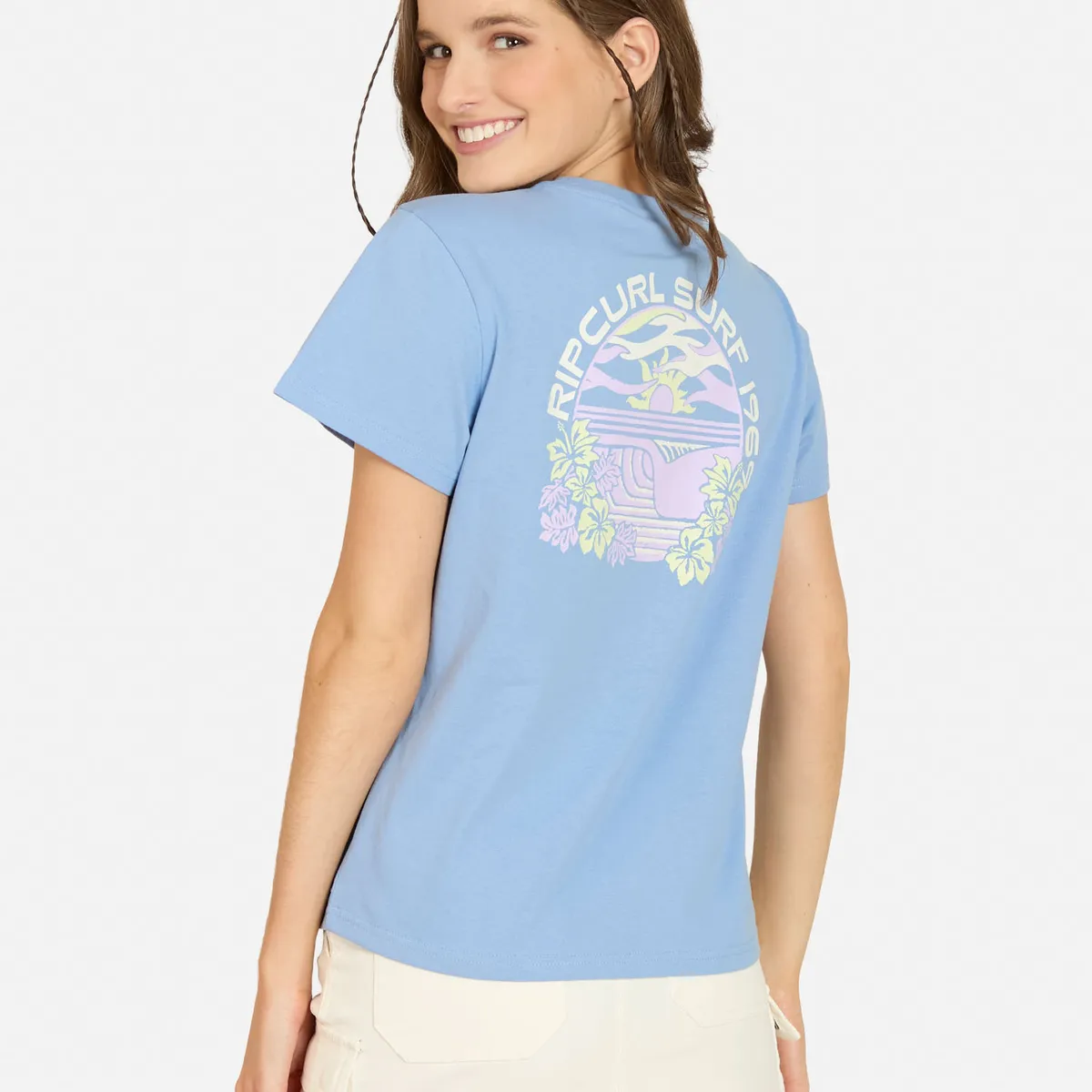 RIP CURL - Polera MC Nightcrest Azul Mujer Rip Curl - Azul