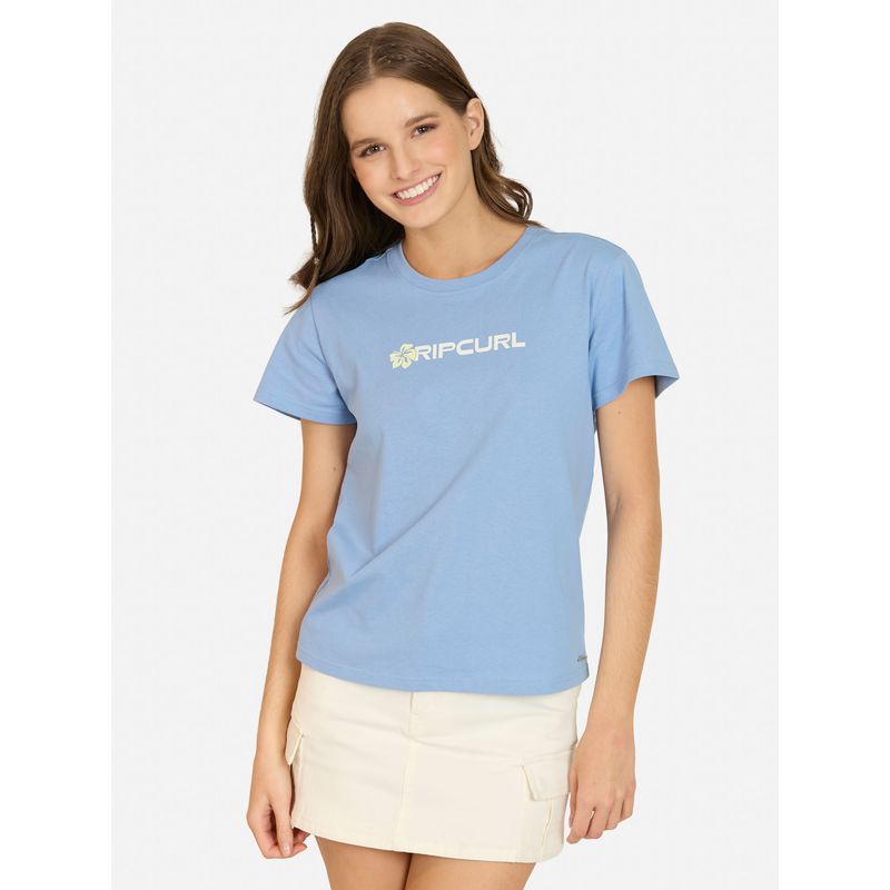 RIP CURL - Polera MC Nightcrest Azul Mujer Rip Curl - Azul